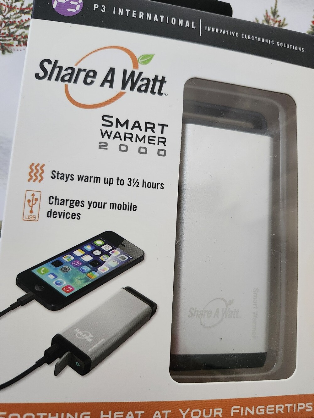 NEW Share A Watt Portable Phone Device Charger and Hand Warmer- Retail $29.99